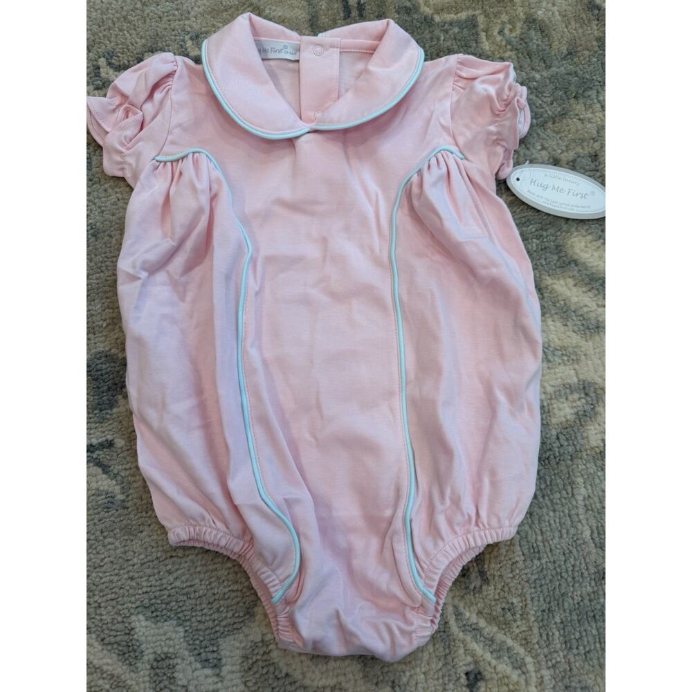 Hug Me First Pima Cotton Baby Girl Pink Bubble 18-24 Months NWT